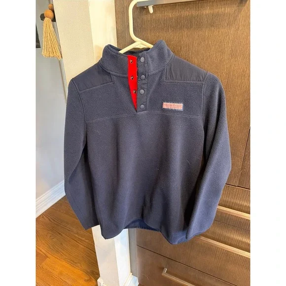 Vineyard vines boys large 16 shirts bundle long sleeve fleece vest - Picture 8 of 9